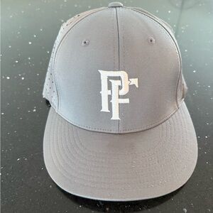 Gray Baseball Cap with PF Logo